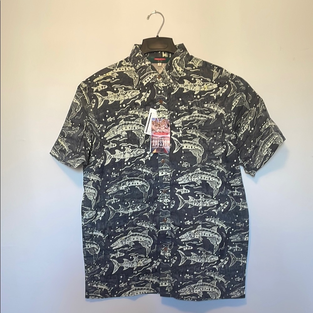 COPY - NWT Men’s Redington Performance Outdoor Apparel button down Fish shirt s…